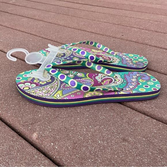 VERA BRADLEY Heather  Flip Flops - Picture 2 of 9
